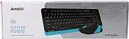 Комплект (клавиатура+мышка) A4Tech Fstyler FG1010 Black/Blue - миниатюра 9