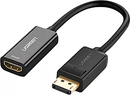 Видео переходник (адаптер) MM137 DisplayPort - HDMI v1.2 1080p 60hz 0.25m black (40362) Ugreen - фото Видео переходник (адаптер) MM137 DisplayPort - HDMI v1.2 1080p 60hz 0.25m black (40362) Ugreen