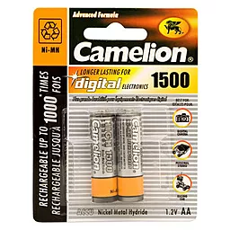Аккумулятор Camelion AA (R6) 1500mAh NiMH 2шт (NH-AA1500BP2) - фото Аккумулятор Camelion AA (R6) 1500mAh NiMH 2шт (NH-AA1500BP2)