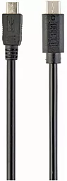 Кабель Cablexpert 12w 2.4a 3m USB Type-C - micro USB cable black (CCP-USB2-mBMCM-10)(CCP-USB2-mBMCM-10)