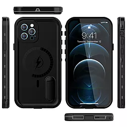Чохол Shellbox DOT Serial Solid Dropproof And Waterproof Case для Apple iPhone 12 Pro Max Black - мініатюра 2 Чохол Shellbox DOT Serial Solid Dropproof And Waterproof Case для Apple iPhone 12 Pro Max Black - мініатюра 2
