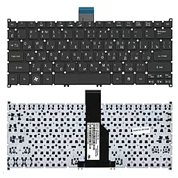 Клавиатура для ноутбука Acer AS S3 S5 V5 One 756 TM B1 без рамки черная
