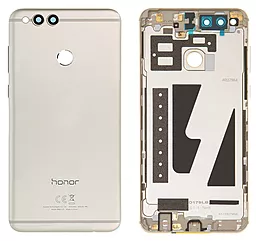 Задняя крышка корпуса Huawei Honor 7X (BND-L21) со стеклом камеры Original Gold