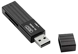 Картридер XO DK05A 2-in-1 black - фото Картридер XO DK05A 2-in-1 black