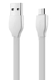 Кабель Hoco U14 Steel man USB-A - Type-C 12w 2.4a 1.2м cable White - миниатюра 2 Кабель Hoco U14 Steel man USB-A - Type-C 12w 2.4a 1.2м cable White - миниатюра 2