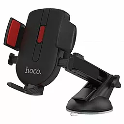 Держатель Hoco CAD01 Black/Red - фото Держатель Hoco CAD01 Black/Red