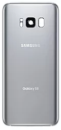 Задняя крышка корпуса Samsung Galaxy S8 G950 со стеклом камеры Arctic Silver - фото Задняя крышка корпуса Samsung Galaxy S8 G950 со стеклом камеры Arctic Silver