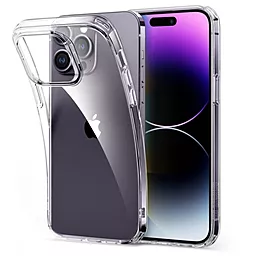 Чехол Silicone Case WS для Apple iPhone 14 Pro Max Transparent