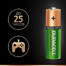 Акумулятор Duracell AA (LR6) 2500mAh Ni-Mh 2шт (81546830) - мініатюра 3 Акумулятор Duracell AA (LR6) 2500mAh Ni-Mh 2шт (81546830) - мініатюра 3