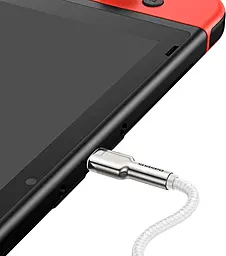 Кабель Baseus Cafule USB Type-C - Type-C 100w 5a 2м PD cable White (CATJK-D02) - мініатюра 8 Кабель Baseus Cafule USB Type-C - Type-C 100w 5a 2м PD cable White (CATJK-D02) - мініатюра 8