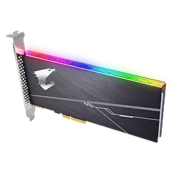 Накопичувач SSD Gigabyte Aorus RGB AIC 1 TB M.2 HHHL (GP-ASACNE2100TTTDR) - фото Накопичувач SSD Gigabyte Aorus RGB AIC 1 TB M.2 HHHL (GP-ASACNE2100TTTDR)