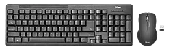 Комплект (клавіатура+мишка) Trust Ziva Wireless (22119)