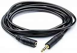 Аудіо подовжувач Atcom mini Jack 3.5mm M/F 5 м black (16849)