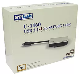 Адаптер STLab HDD 2,5"/3,5"/SSD SATA III 6G To USB 3.1 Type-B БП 1,8А (U-1160) - миниатюра 4