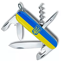 Мультитул Victorinox Spartan Ukraine Голубо-желтый (1.3603.3_T3040p) Герб на флаге - фото Мультитул Victorinox Spartan Ukraine Голубо-желтый (1.3603.3_T3040p) Герб на флаге