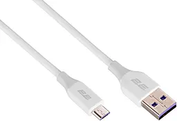 Кабель 2E USB-A - micro USB 12w 2.4a 1м cable white (2E-CCAM-WH) - фото Кабель 2E USB-A - micro USB 12w 2.4a 1м cable white (2E-CCAM-WH)
