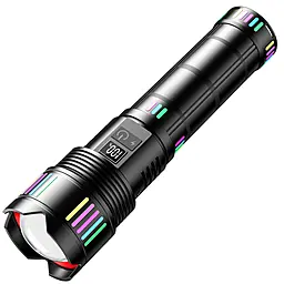 Фонарик аккумуляторный Bailong Police C203 White Laser LED GT-50W с функцией powerbank (8x18650) - фото Фонарик аккумуляторный Bailong Police C203 White Laser LED GT-50W с функцией powerbank (8x18650)