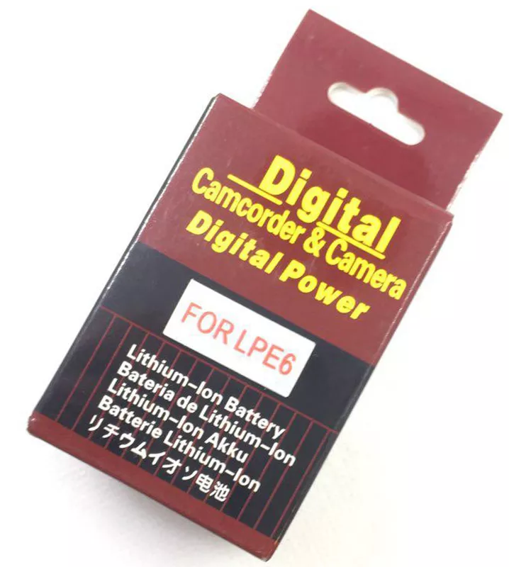 Акумулятор для фотоапарата Canon LP-E6 (1800 mAh) - фото 7