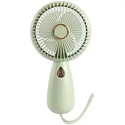 Портативный вентилятор NICHOSI ZB103 Mini Led 1 скорость, 2,5 Вт с аккумулятором Green - фото Портативный вентилятор NICHOSI ZB103 Mini Led 1 скорость, 2,5 Вт с аккумулятором Green