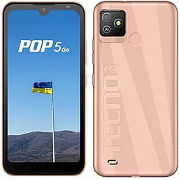 Мобільний телефон Tecno Pop 5 Go (BD1) 1/16GB Dual Sim Mist Copper (4895180771033)