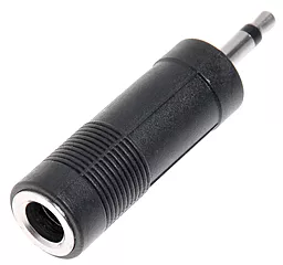 Аудіо перехідник Voltronic Jack 6.35 mm - mini Jack 3.5 mm M/F blacK (YT-C-3.5(M) / 6.3(F))