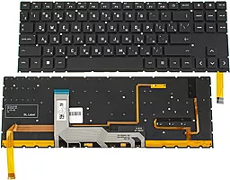 Клавиатура для ноутбука HP Omen 15-EK series с подсветкой клавиш RGB 4 без рамки Original Black