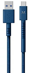 Кабель Fresh 'n Rebel Fabriq USB-A - Type-C 12w 2.4a 1.5м cable Indigo (2CCF150IN) - фото Кабель Fresh 'n Rebel Fabriq USB-A - Type-C 12w 2.4a 1.5м cable Indigo (2CCF150IN)