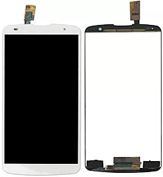 Дисплей LG G Pro 2 (D838, F350S, F350L, F350K) с тачскрином, White - фото Дисплей LG G Pro 2 (D838, F350S, F350L, F350K) с тачскрином, White