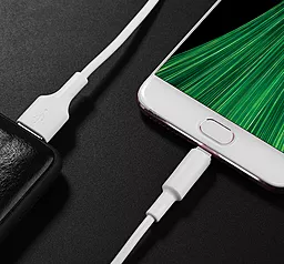 Кабель Hoco X25 Soarer Charged USB-A - micro USB 10w 1м cable White - мініатюра 7