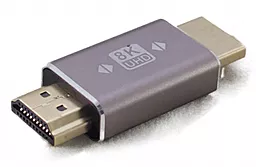 Видео переходник (адаптер) ExtraDigital HDMI M/M 8K UHD 60Hz Grey (KBH1887) - миниатюра 2