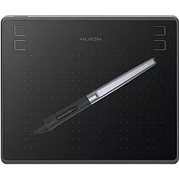 Графический планшет Huion HS64 + перчатка Black - миниатюра 2