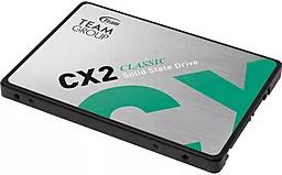 Накопичувач SSD Team 256 GB CX2 2.5" SATAIII 3D TLC (T253X6256G0C101) - мініатюра 3