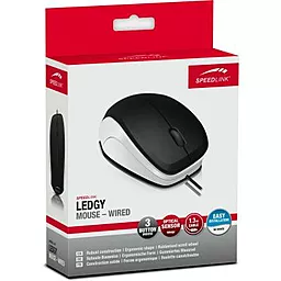 Компьютерная мышка Speedlink LEDGY (SL-610000-BKWE) black-white - миниатюра 5