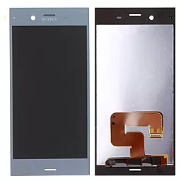 Дисплей Sony Xperia XZ1 с тачскрином, оригинал, Blue - фото Дисплей Sony Xperia XZ1 с тачскрином, оригинал, Blue