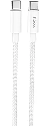 Кабель Hoco X68 20V 5A USB Type-C - Type-C 1м PD cable Gray - фото Кабель Hoco X68 20V 5A USB Type-C - Type-C 1м PD cable Gray