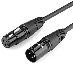 Аудіо кабель Ugreen AV130 Cannon XLR F/M cable 3 м black (20708)