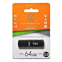 Флешка T&G Classic 64GB USB 3.0 (TG011-64GB3BK) Black - фото Флешка T&G Classic 64GB USB 3.0 (TG011-64GB3BK) Black