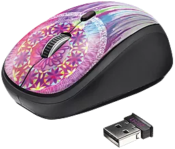 Компьютерная мышка Trust Yvi Wireless Mouse dream catcher (20252) Pink - фото Компьютерная мышка Trust Yvi Wireless Mouse dream catcher (20252) Pink