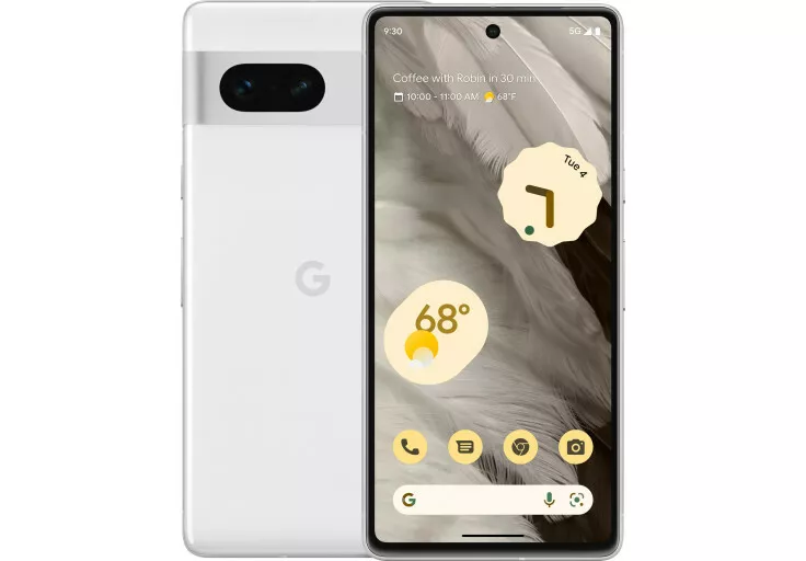 Смартфон Google Pixel 7A 8/128GB Dual Sim Snow - фото 1