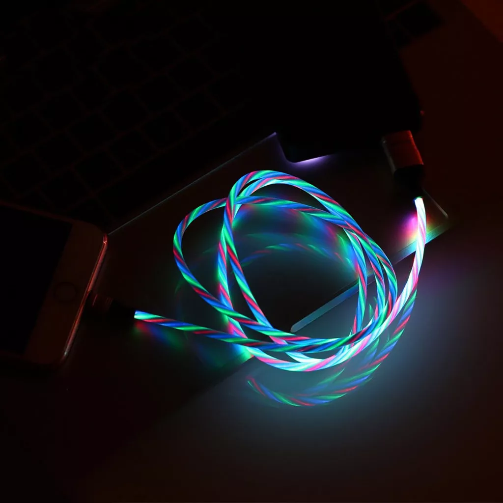 Кабель Remax EL Luminous Ultimate USB-A - Lightning 10w 1м cable White (RC-130i) - фото 3