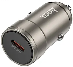 Автомобильное зарядное устройство Hoco Z57 Glorious 30w PD USB-C fast charger gold - фото Автомобильное зарядное устройство Hoco Z57 Glorious 30w PD USB-C fast charger gold