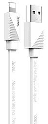 Кабель Hoco U34 LingYing Charged USB-A - Lightning 12w 2.4a 1.2м cable White - фото Кабель Hoco U34 LingYing Charged USB-A - Lightning 12w 2.4a 1.2м cable White