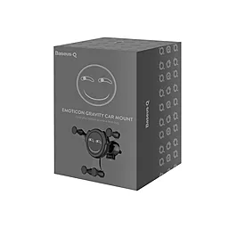 Тримач з автозатисканням Baseus BASEUS PREMIUM Emoticon Gravity Car Mount (funny vision) Black - мініатюра 2 Тримач з автозатисканням Baseus BASEUS PREMIUM Emoticon Gravity Car Mount (funny vision) Black - мініатюра 2