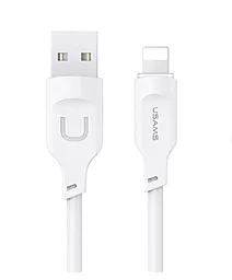 Кабель USB Usams US-SJ618 12w 2.4a Lightning cable white (SJ618USB02)