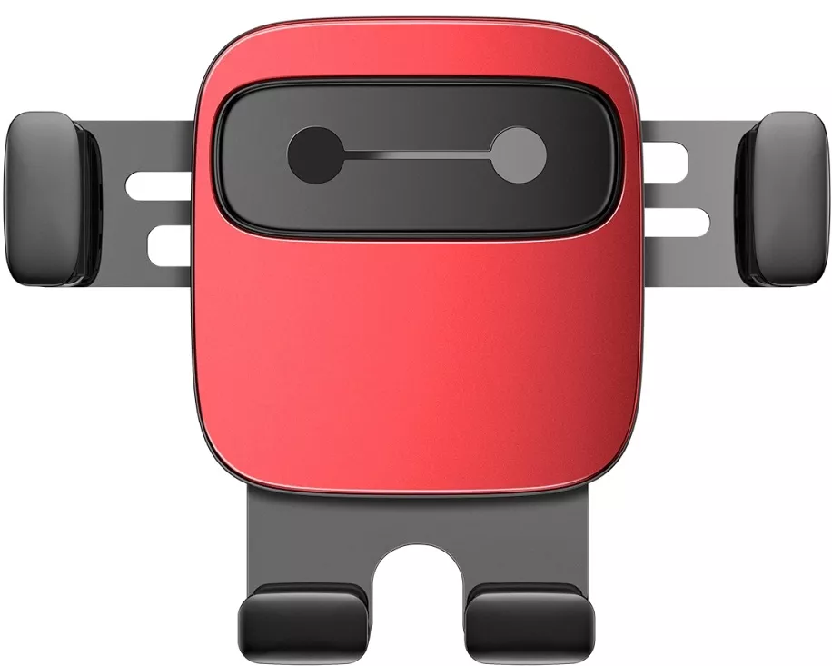 Тримач з автозатисканням Baseus Cube Gravity Vehicle-Mounted Holder Red - фото 1