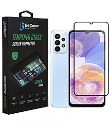 Защитное стекло BeCover для Samsung Galaxy A23, M23 5G Black (707355) - фото Защитное стекло BeCover для Samsung Galaxy A23, M23 5G Black (707355)