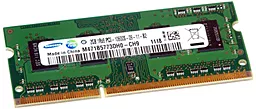 Оперативна пам'ять для ноутбука Samsung SODIMM DDR3 2GB 1333MHz (M471B5773DHO-CH9)