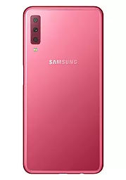Задняя крышка корпуса Samsung Galaxy A7 2018 A750 со стеклом камеры Pink