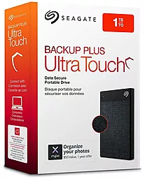 Зовнішній жорсткий диск Seagate Backup Plus Ultra Touch 1TB (STHH1000400) Black - мініатюра 5