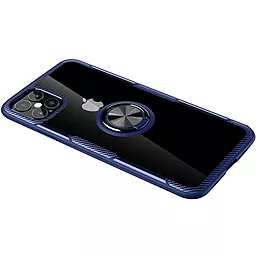 Чехол Deen CrystalRing Apple iPhone 12 Pro Max Clear/Blue